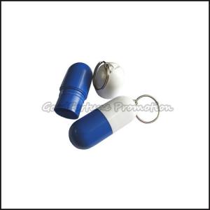 Wholesale customed printed logo Eco ABS pill box case organizer keychain keyrings gift from china suppliers