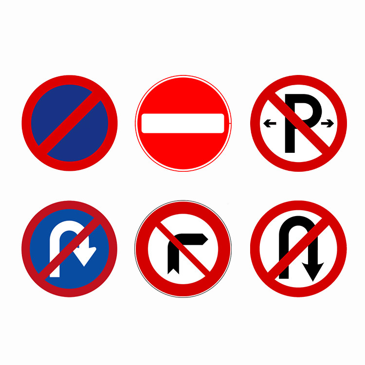 Reflective Pedestrian Crossing Signage Road Symbol Signs Aluminum