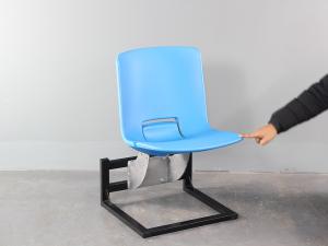 Wholesale SGS HDPE Blow Moulded Plastic Folding Stadium Chair from china suppliers