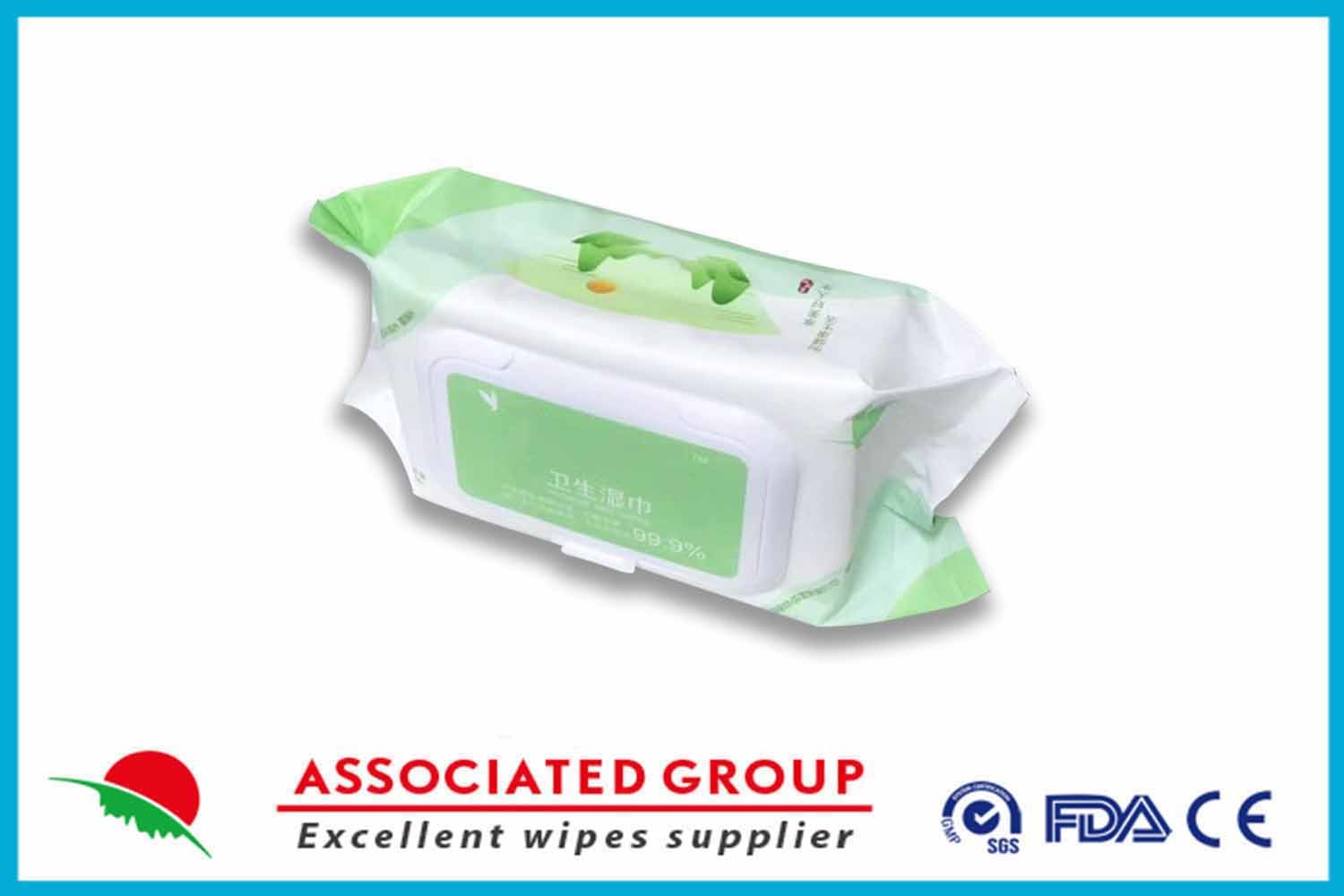 Pearl Grain Non-Woven Cloth Disinfectant Wet Wipes Health Sterilization