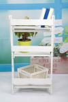 3 Tiers Wooden Outdoor Furniture Flower Pot Stand Foldable 2.9KG For Roomy