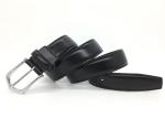 Big And Tall Mens Belt Leather Belt Black Color 34mm Width / Boys Dress Belt