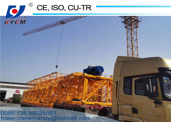 55m Tower Crane Jib Length 380V/50Hz Topless Tower Cranes 160m Max. Lifting Height Types of Tower Cranes