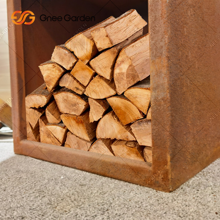 Family And Friends Corten Steel BBQ Steel Outdoor Rust Corten Steel Grill Brasero Barbecue Grill