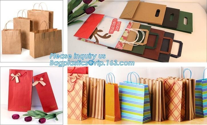 Wholesale Durable Colorful Custom Printed Cake Packaging Gift Paper Bag With Flower, Tote Carrier Gift Bags bagease pac