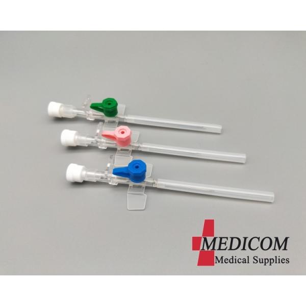 factory price iv cannula catheter with injection port and wings 14G 16G 18G 20G 22G 24G 26G sterile by eo gas