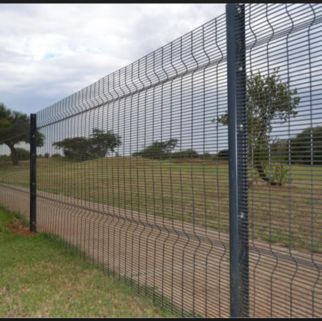 Powder Coated Welded Mesh Fence Anti Climb Welded Wire Fence Panels