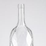 Industrial 1L Glass Clear Bottle for Beverage Fine Gin Wine Liquor Spirit