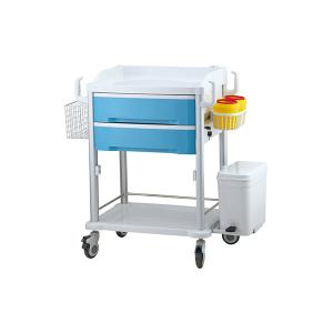 Wholesale ABS Medical Trolley On Wheels Medicine Dispensing Crash Cart Hospital from china suppliers