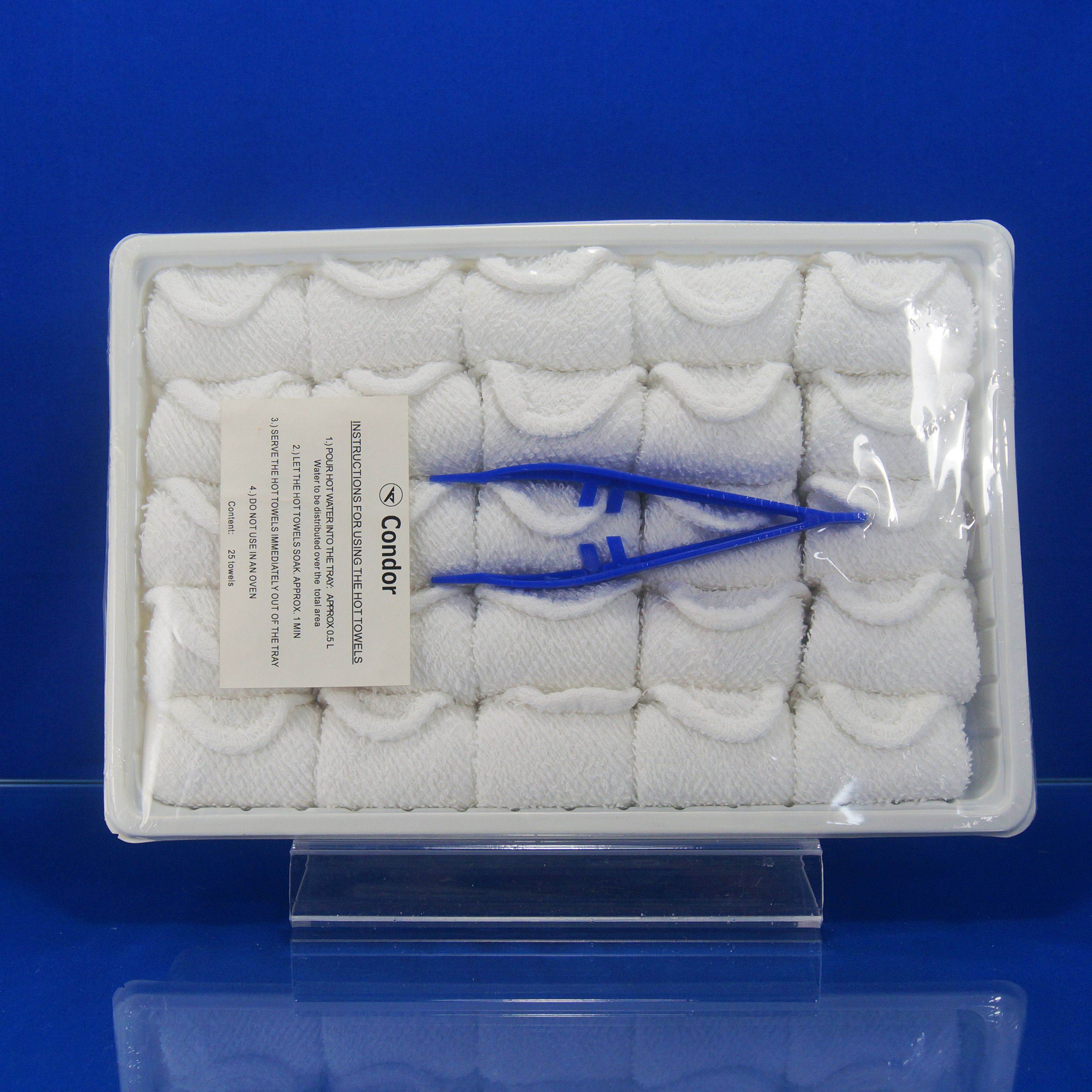 Refreshing bleach cotton disposable cold towels for airline