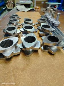 Wholesale DIN Standard WR14 Twin Screw Extruder Parts Extruder Screw Elements from china suppliers