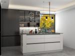 Resin Countertop Smart Island Cupboard Furniture for 2022 Modern Kitchen