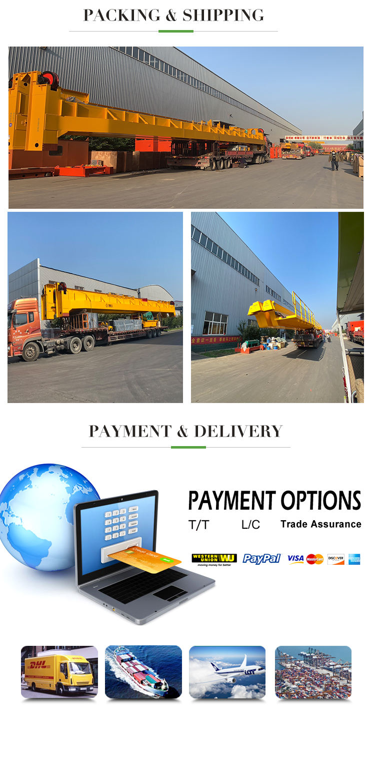 A Frame 5t 10t 15t 20t Electric Single Girder Overhead Crane With Electric Hoist