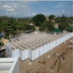 Q355 Steel Space Frames 0.5mm 0.9mm Construction Steel Structure Roofing