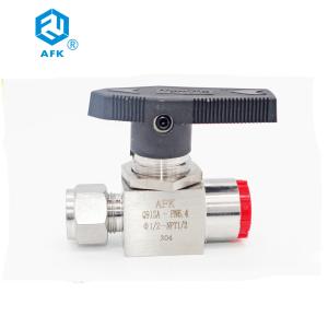 Wholesale AFK Hydraulic Stainless Steel Ball Valve 316 Double Ferrule Threaded 1000Psi from china suppliers