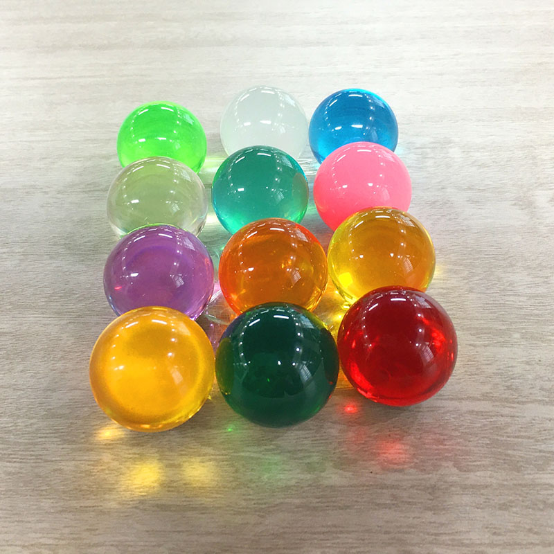 Home decorating Colorful resin UV ball toys ball Corporate gifts Business gifts acrylic resin magic ball