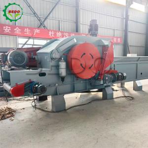 Wholesale Durable 160KW Heavy Duty Chain Feeder Drum Chipper Wood Crusher For Wood Recycling from china suppliers