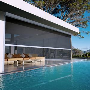 Wholesale Motorized Vertical Blinds / Aluminium Zip Track Blinds Awnings For Sale from china suppliers