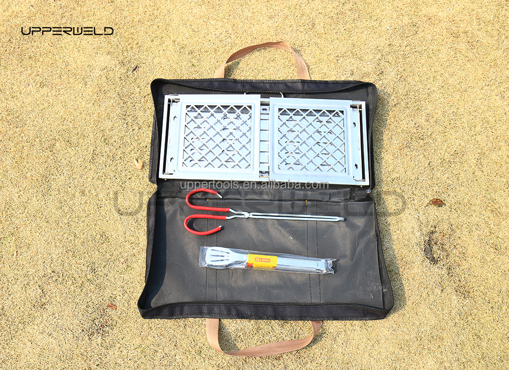 Clean Finishing Portable BBQ Outdoor Grill Foldable Stainless Steel Smokeless Grilling