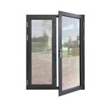 UV Resistant Modern Interior Glass Doors Double Glass Aluminium Swing Patio Door