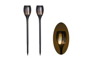 Wholesale Pathways Yard Flickering Solar Tiki Torches / Solar Flame Light from china suppliers