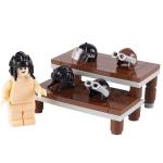 WW2 military city police mini figure accessories motorcycle tank pilot riot