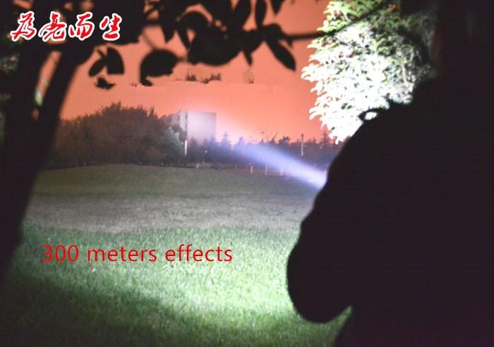 18650 Rechareable CREE C8 XML-T6 High Power 1200 Lumens LED Flashlight with 5 Modes