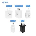 5V 3A GaN Fast Charging Iphone Charger 20W Max Output Safety