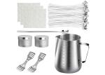 Tin Glass Jar Handmade Soy Making Candle Kits For Home Decor Gift