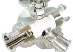 Stainless Steel Tri Clamp Ball Valve Non Retention For Food Pharmaceutical