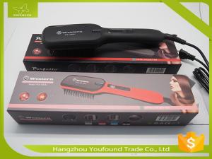 Wholesale LT-100A New Style Hair Beauty Electric PTC Heater Hair Straightener Brush from china suppliers