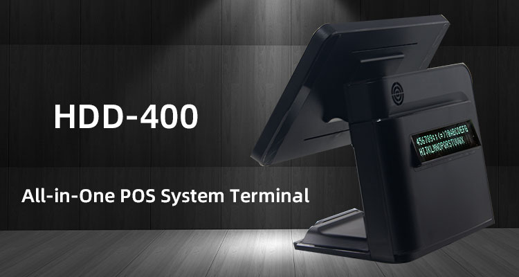 Single/Dual Screen Commercial HDD-400 Payment Checkout Terminal for Payment Kiosks