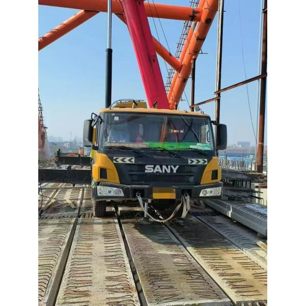 2022 Model 40 Ton Mobile Crane Used Sany STC400T With 44.5m Boom Length