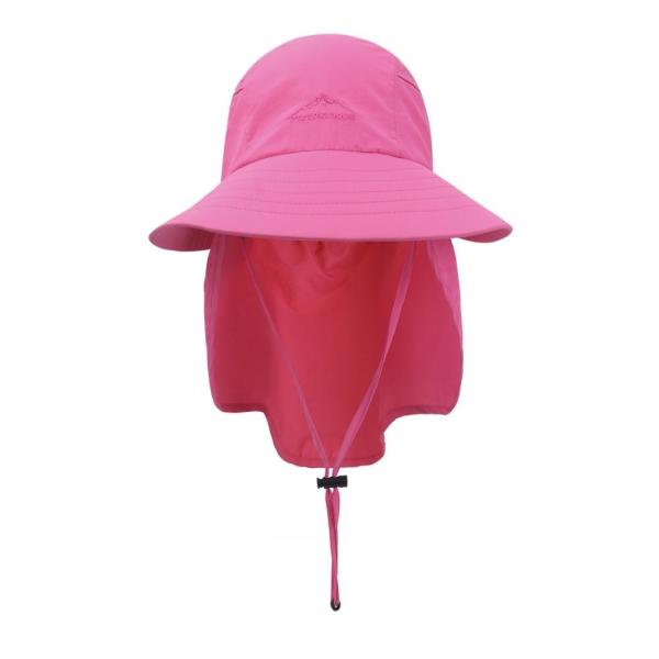 100%ployester Outdoor sun shade baseball Cap with Neck Flap Cover Bucket Hats