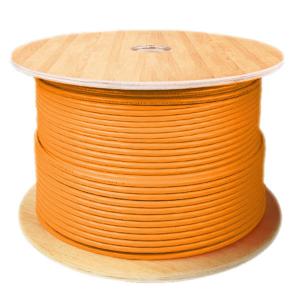 Wholesale Cat8 SFTP 22AWG Orange PVC 40Gbps For Data Center Cable 1000FT from china suppliers
