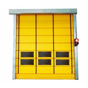 Wholesale External 8000mm*8000mm High Speed PVC Shutter Door with 2.0mm Stainless Steel Frame from china suppliers