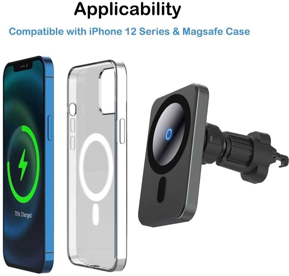 15W Magsafe Phone Mount With Charger