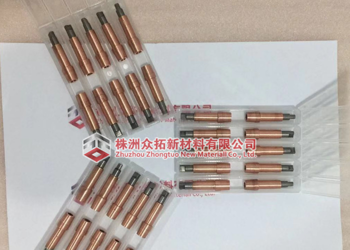 Spot Welding Tip Molybdenum Products For Copper Wire Welding , Silver Part Welding