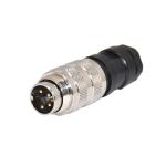 CE PA66 Screw Locking M16 Circular Connector Rigoal 12 Pin
