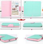 Ultimate Fit HUAWEI ASCEND P6 PU Wallet Leather Cases Accurate Holes Multi Color