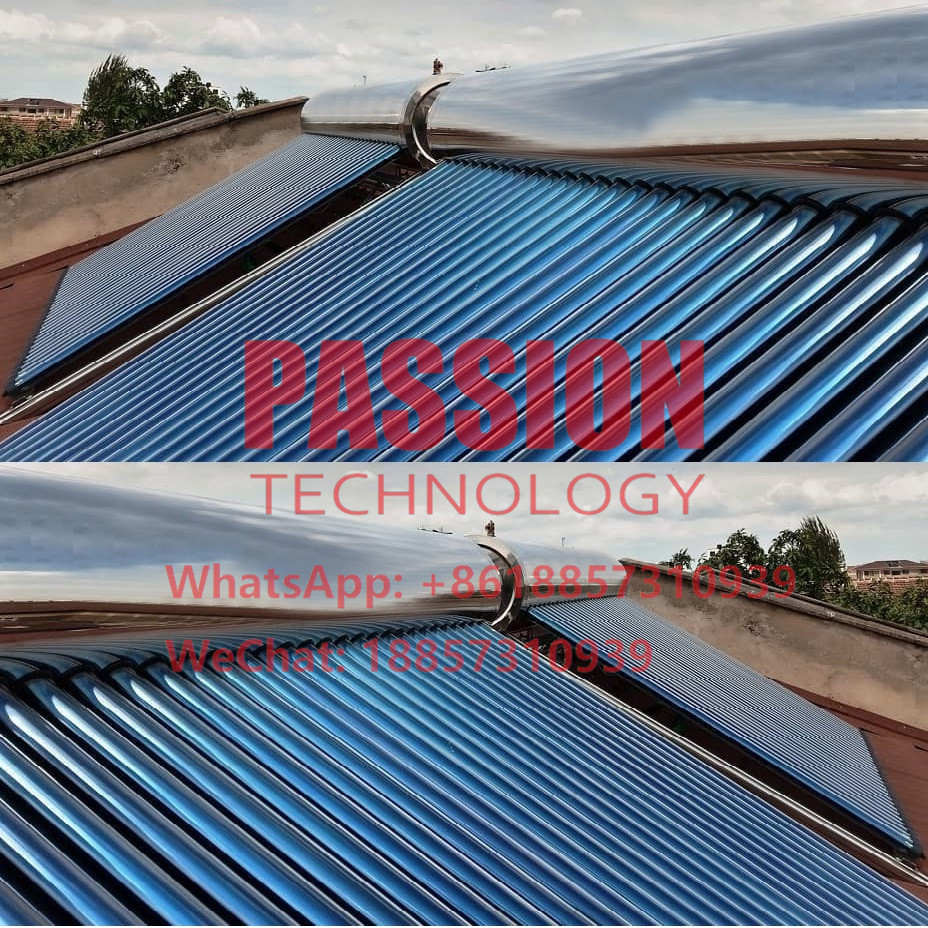 304 Stainelsss Steel Solar Water Heater 300L Hight Pressure Solar Heating Collector