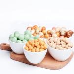 Crunchy Colorful Mixed Baked Coated Peanut Snack Soy Sauce Flavor