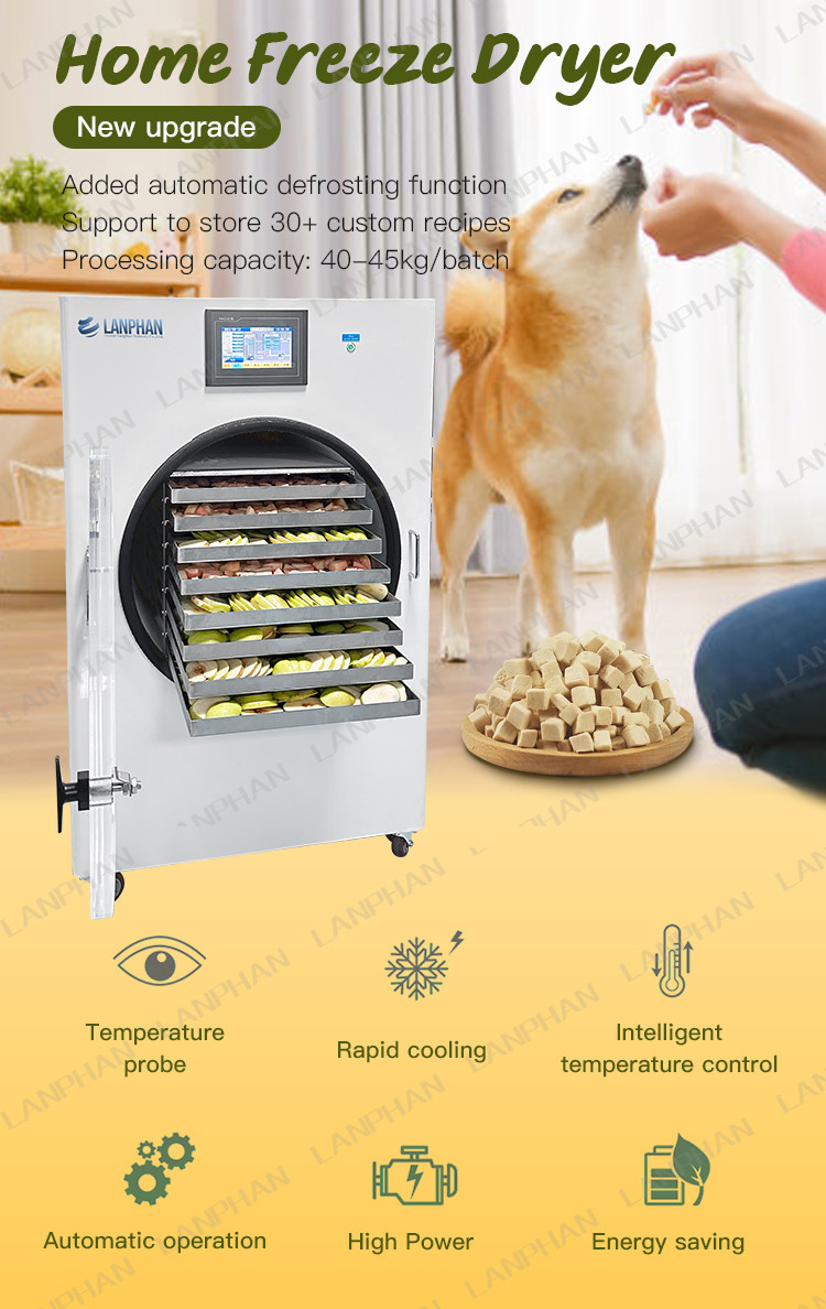 3M2 Lanphan Candy Cake Freeze Dryer Machine Fruit Vegetable Freeze Drying Lypholizer Machine