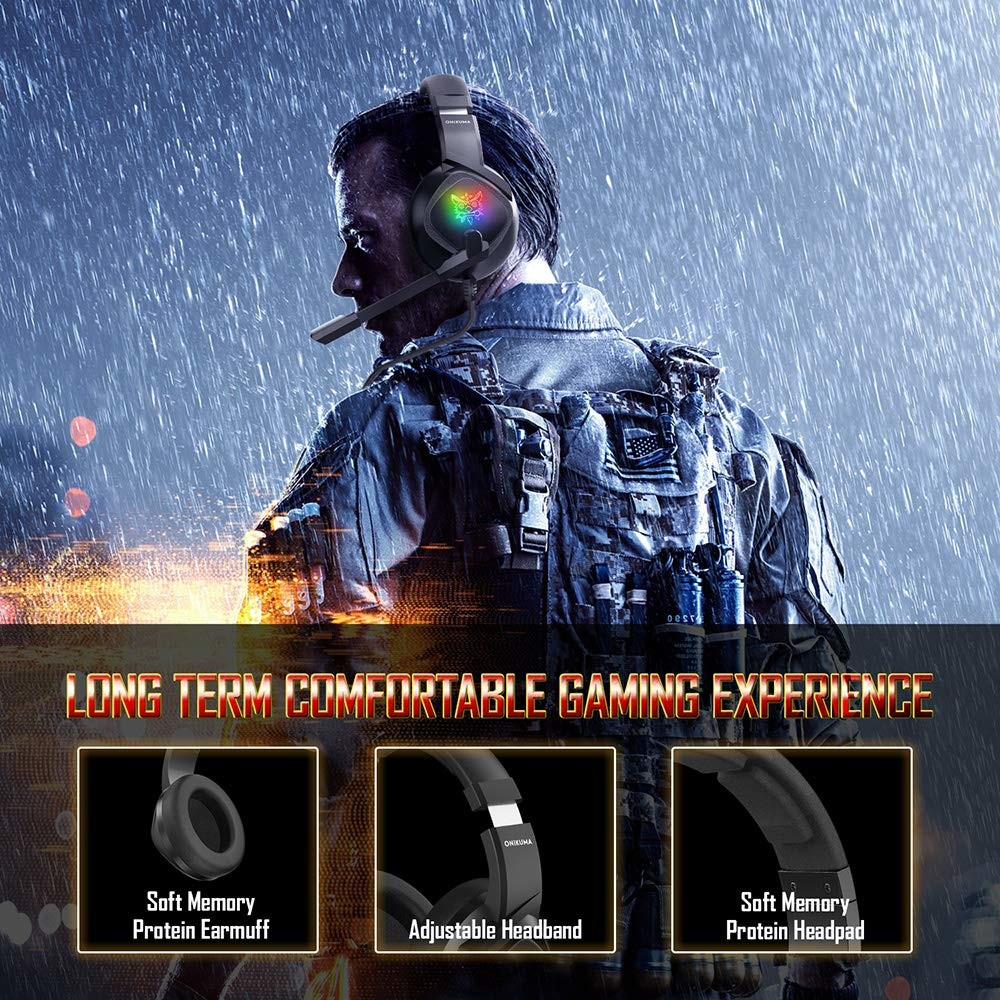 Nintendo 50mm Runmus K19 3.5 Mm Gaming Headset