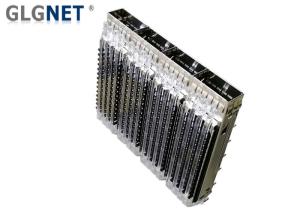 Wholesale ISO 14001 UL 4 Ports Ganged QSFP28 Cage With Heat Sink Compatible from china suppliers