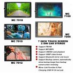 Universal wholesale 7 inch touch screen Car Radio 2Din Car Audio Stereo Auto
