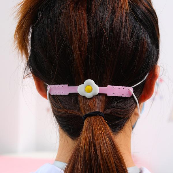 Children's Lovely Silicone Face Cover Protect Ear Hook Ear Grips Prevent Earache Cute Extension Hook