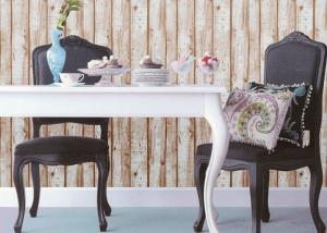 Wholesale Wood Pattern American Natural Style 3D Home Wallpaper PVC For Living Room from china suppliers