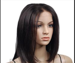 Wholesale Straight Remy Human Hair Front Lace Wigs With Baby Hair Around from china suppliers