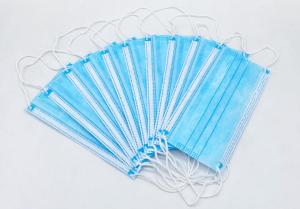 Wholesale Meltdown Fabric Disposable Face Mask With Earloop Anti Covid 19 3 Layer Protection from china suppliers